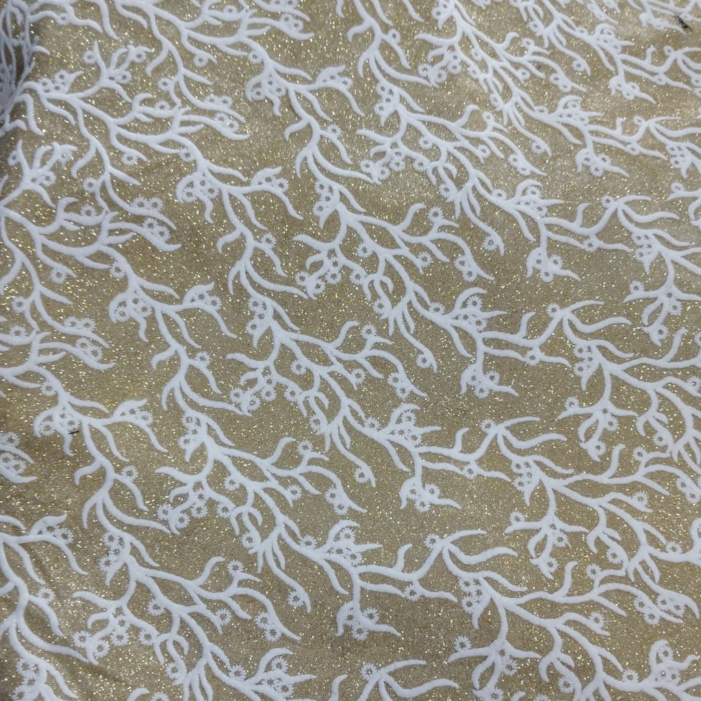 Gold Champagne Sparkle Embroidery Groom Sherwani