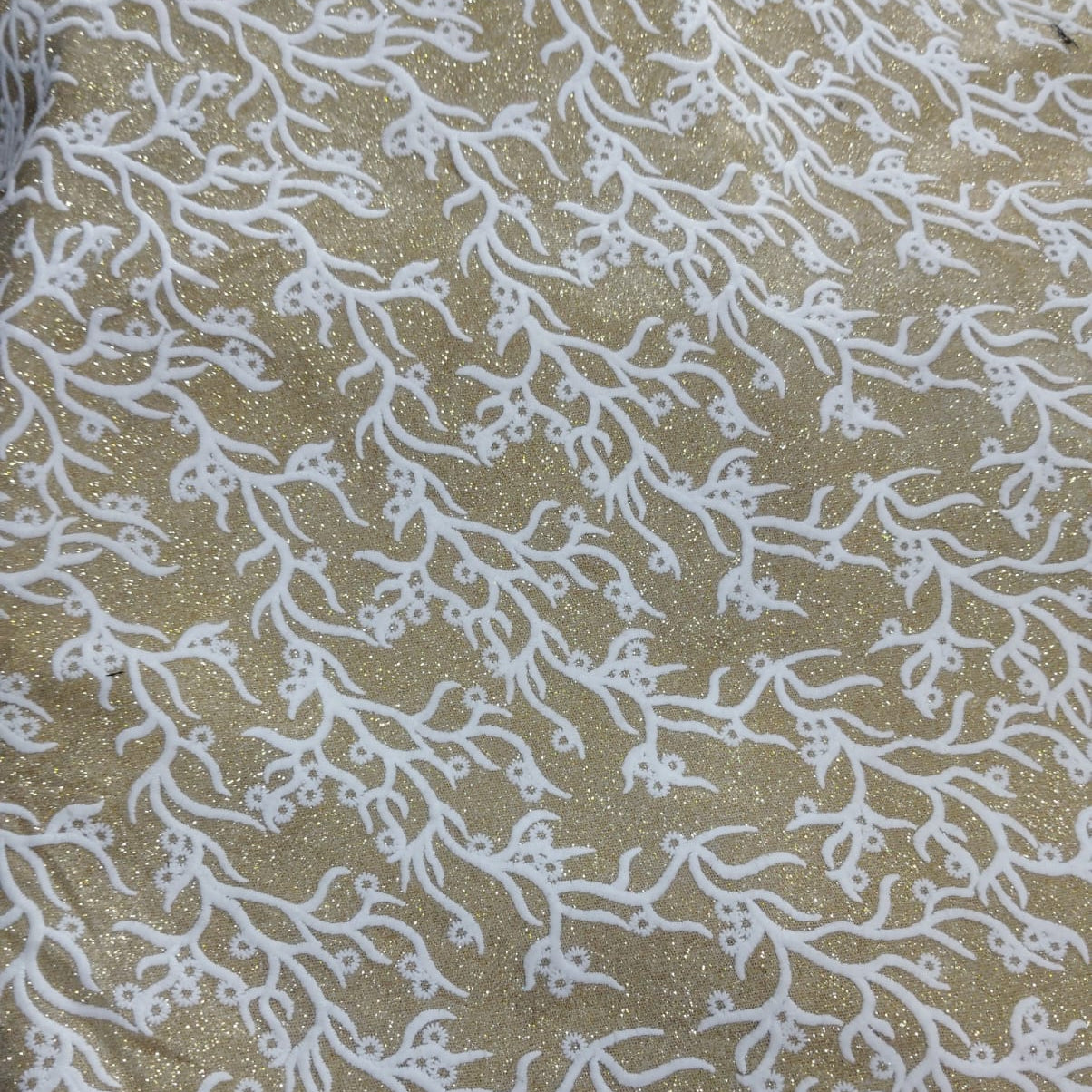 Gold Champagne Sparkle Embroidery Groom Sherwani