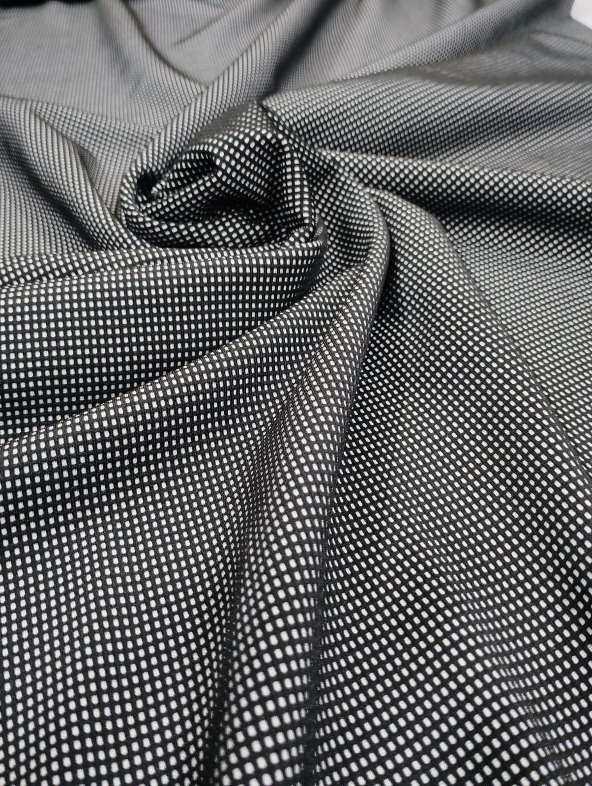 Black & White Micro Pin-Dot Peak Lapel Tuxedo