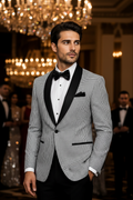Houndstooth Shawl Lapel Tuxedo - Ballroom