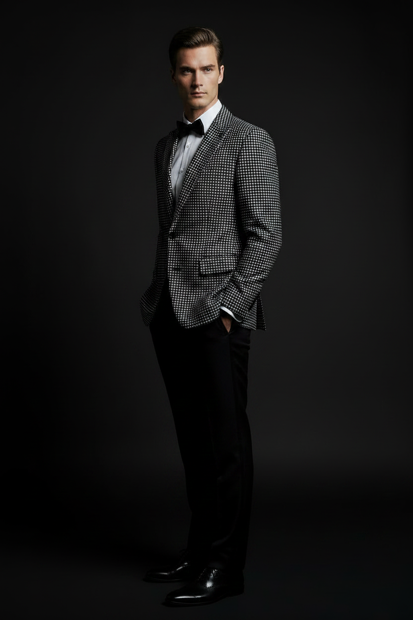 Side Profile Tuxedo Shot
